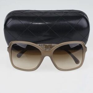 AUTHENTIC Chanel Sunglasses Taupe